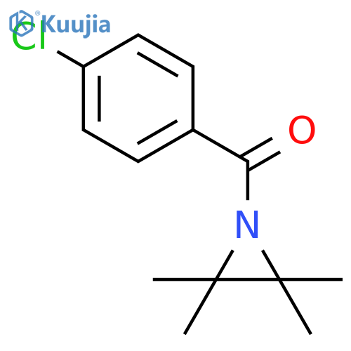 AZIRIDINE, 1-(4-CHLOROBENZOYL)-2,2,3,3-TETRAMETHYL- structure