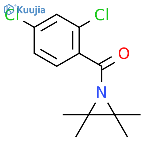Aziridine, 1-(2,4-dichlorobenzoyl)-2,2,3,3-tetramethyl- structure
