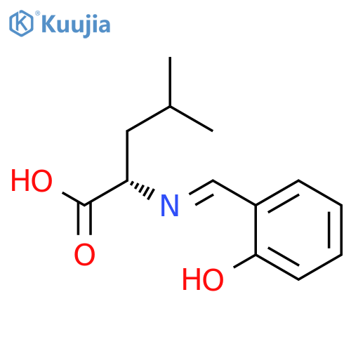 L-Leucine, N-[(2-hydroxyphenyl)methylene]- structure