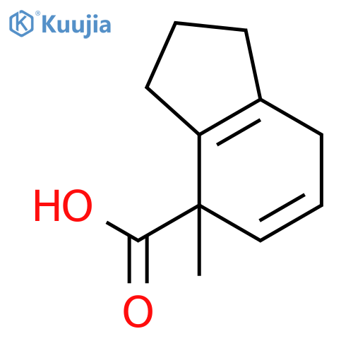 1H-Indene-4-carboxylic acid, 2,3,4,7-tetrahydro-4-methyl- structure