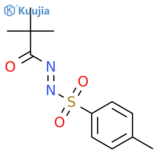 Diazene, (2,2-dimethyl-1-oxopropyl)[(4-methylphenyl)sulfonyl]- structure