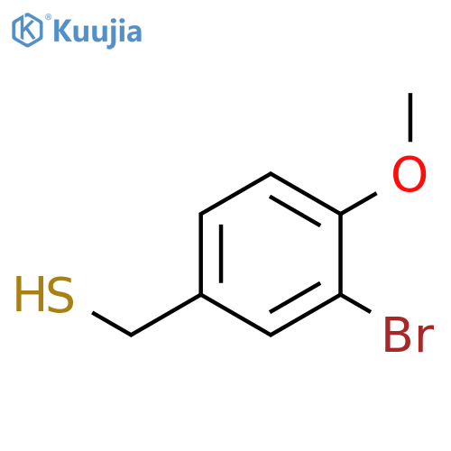 (3-bromo-4-methoxyphenyl)methanethiol structure