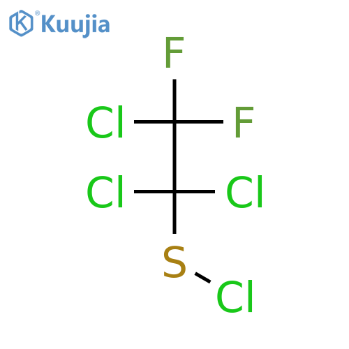 Ethanesulfenyl chloride, 1,1,2-trichloro-2,2-difluoro- structure