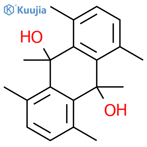9,10-ANTHRACENEDIOL, 9,10-DIHYDRO-1,4,5,8,9,10-HEXAMETHYL- structure