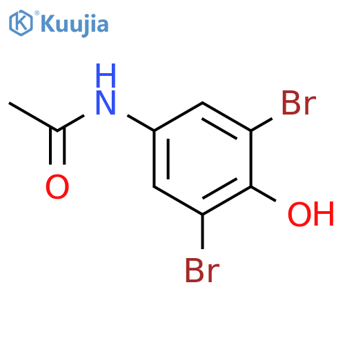 Acetamide, N-(3,5-dibromo-4-hydroxyphenyl)- structure