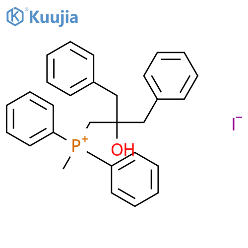 Phosphonium,[2-hydroxy-3-phenyl-2-(phenylmethyl)propyl]methyldiphenyl-, iodide structure