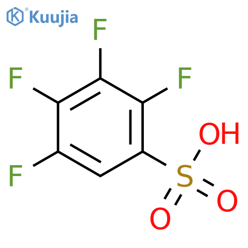 Benzenesulfonic acid, tetrafluoro- structure