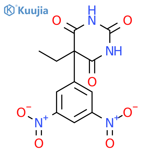 2,4,6(1H,3H,5H)-Pyrimidinetrione, 5-(3,5-dinitrophenyl)-5-ethyl- structure