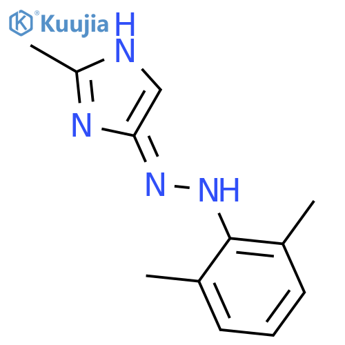 4H-IMIDAZOL-4-ONE, 2-METHYL-, (2,6-DIMETHYLPHENYL)HYDRAZONE structure