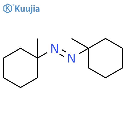 DIAZENE, BIS(1-METHYLCYCLOHEXYL)-, (E)- structure