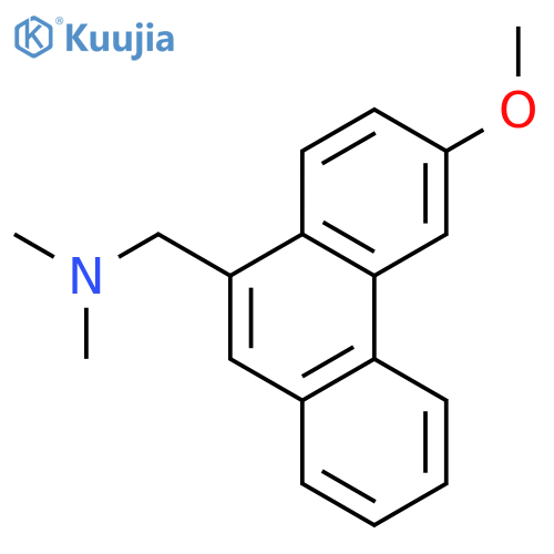 9-Phenanthrenemethanamine, 6-methoxy-N,N-dimethyl- structure