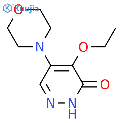 4-ethoxy-5-(4-morpholinyl)-3(2H)-Pyridazinone structure