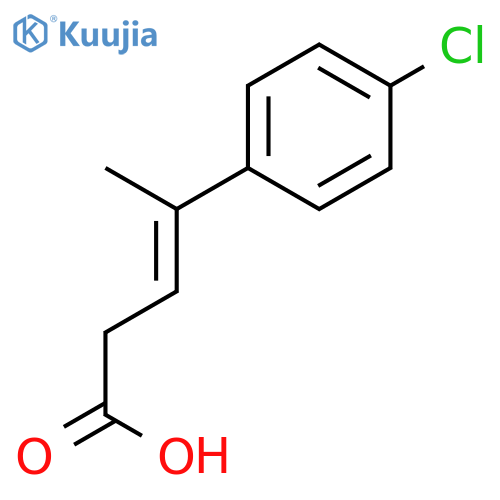 3-Pentenoic acid, 4-(4-chlorophenyl)- structure