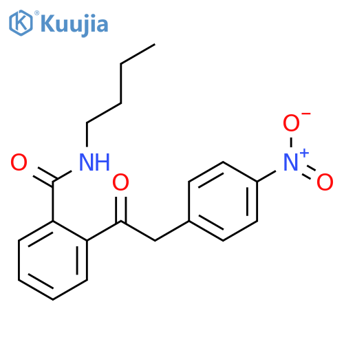 BENZAMIDE, N-BUTYL-2-[(4-NITROPHENYL)ACETYL]- structure