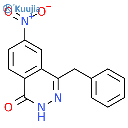 1(2H)-Phthalazinone, 6-nitro-4-(phenylmethyl)- structure