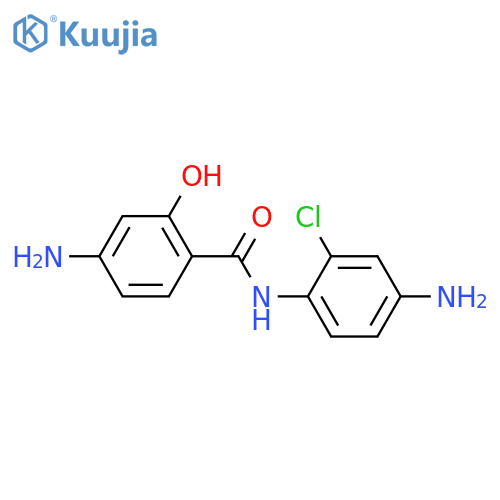 BENZAMIDE, 4-AMINO-N-(4-AMINO-2-CHLOROPHENYL)-2-HYDROXY- structure
