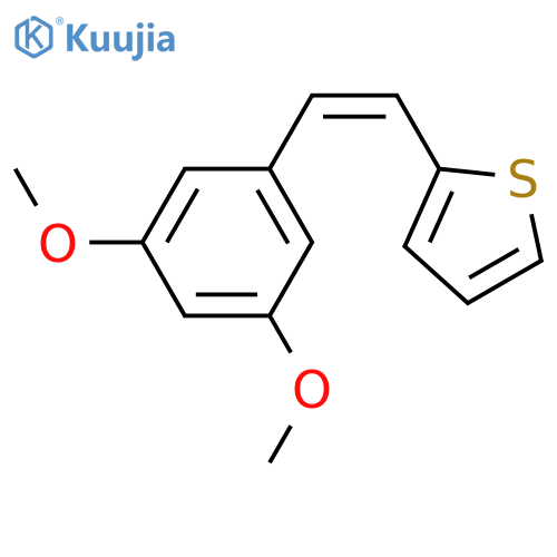 THIOPHENE, 2-[(1Z)-2-(3,5-DIMETHOXYPHENYL)ETHENYL]- structure