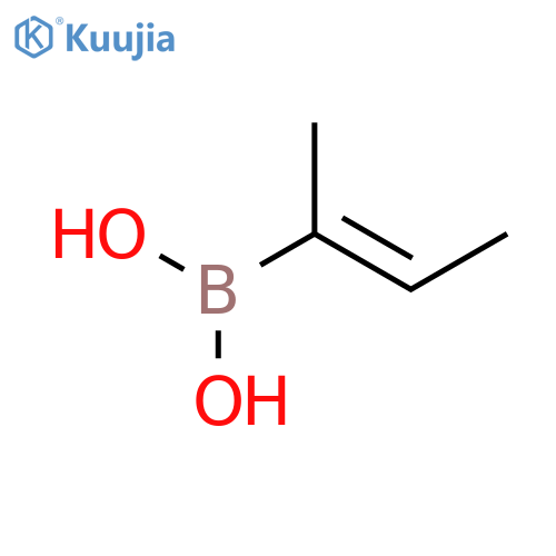 BORONIC ACID, (1-METHYL-1-PROPENYL)- structure