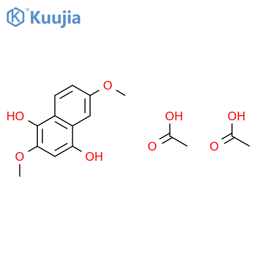 1,4-NAPHTHALENEDIOL, 2,6-DIMETHOXY-, DIACETATE structure