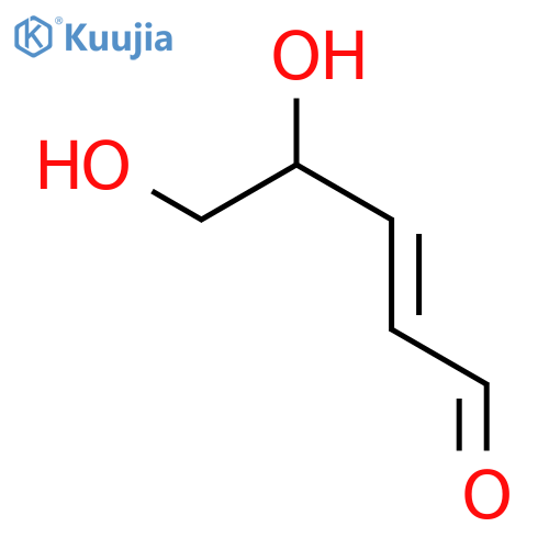 2-Pentenal, 4,5-dihydroxy-, (E)- structure