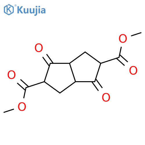 Dimethyl 3,6-dioxo-1,2,3a,4,5,6a-hexahydropentalene-2,5-dicarboxylate structure