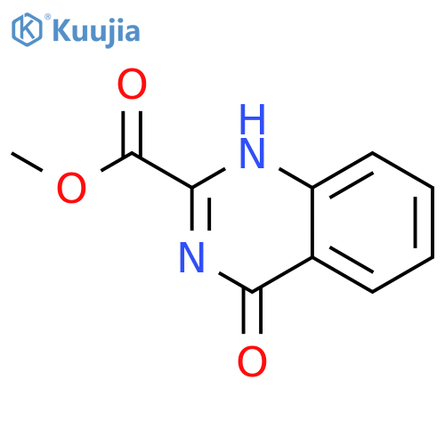 3,4-dihydro-4-oxo-2-Quinazolinecarboxylic acid methyl ester structure