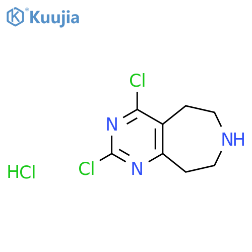 2,4-Dichloro-6,7,8,9-Tetrahydro-5h-Pyrimido5,4-DAzepine Hydrochloric Acid Salt structure