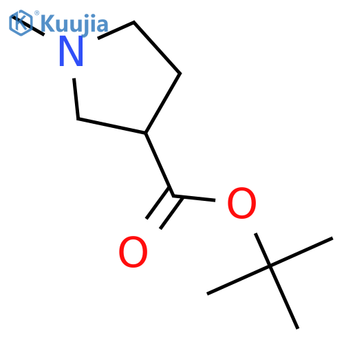 tert-butyl 1-methylpyrrolidine-3-carboxylate structure