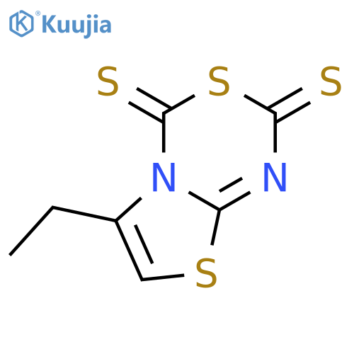 2H,4H-THIAZOLO[3,2-C][1,3,5]THIADIAZINE-2,4-DITHIONE, 6-ETHYL- structure