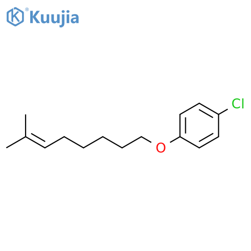 Benzene, 1-chloro-4-[(7-methyl-6-octenyl)oxy]- structure