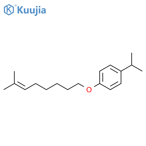 Benzene, 1-(1-methylethyl)-4-[(7-methyl-6-octenyl)oxy]- structure