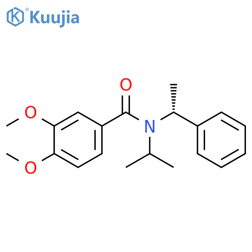 Benzamide, 3,4-dimethoxy-N-(1-methylethyl)-N-[(1R)-1-phenylethyl]- structure