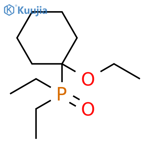 Phosphine oxide, (1-ethoxycyclohexyl)diethyl- structure