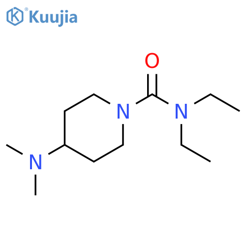 1-Piperidinecarboxamide, 4-(dimethylamino)-N,N-diethyl- structure