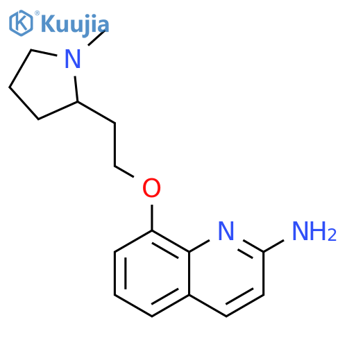 2-Quinolinamine, 8-[2-(1-methyl-2-pyrrolidinyl)ethoxy]- structure