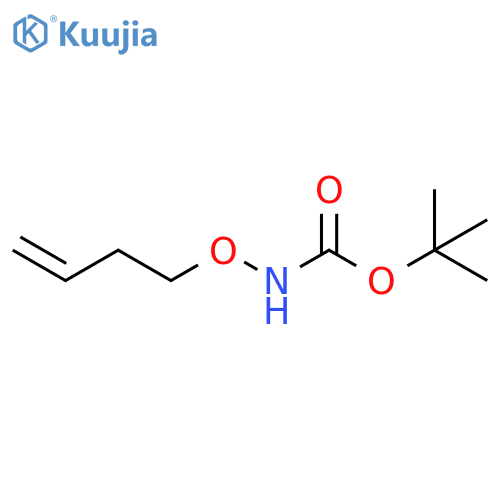 Carbamic acid, (3-butenyloxy)-, 1,1-dimethylethyl ester (9CI); structure