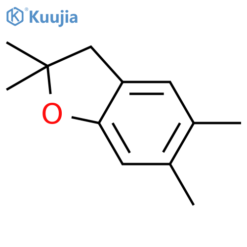BENZOFURAN, 2,3-DIHYDRO-2,2,5,6-TETRAMETHYL- structure