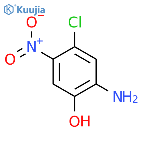 2-Amino-4-chloro-5-nitrophenol structure
