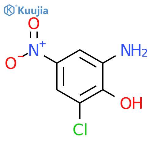 2-Amino-6-chloro-4-nitrophenol structure