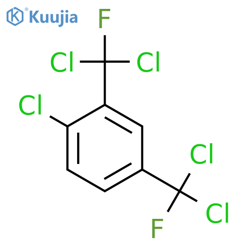Benzene, 1-chloro-2,4-bis(dichlorofluoromethyl)- structure