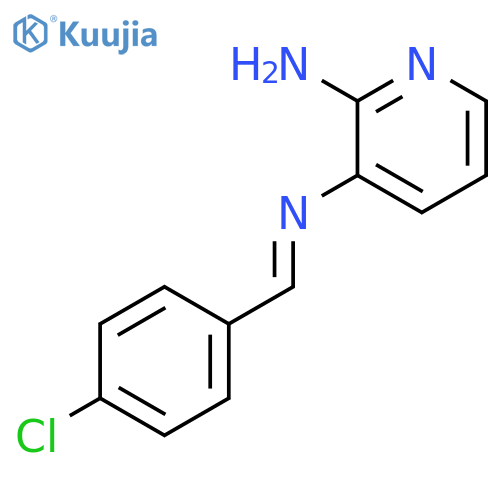 2,3-Pyridinediamine, N3-[(4-chlorophenyl)methylene]- structure
