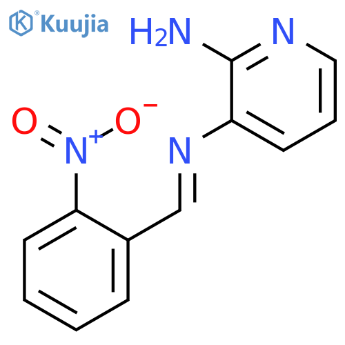 2,3-PYRIDINEDIAMINE, N3-[(2-NITROPHENYL)METHYLENE]- structure