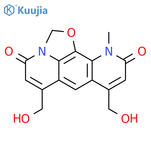 6,8-bis(hydroxymethyl)-11-methyl-4H-[1,3]oxazolo[5,4,3-ij]pyrido[3,2-g]quinoline-4,10(11H)-dione structure