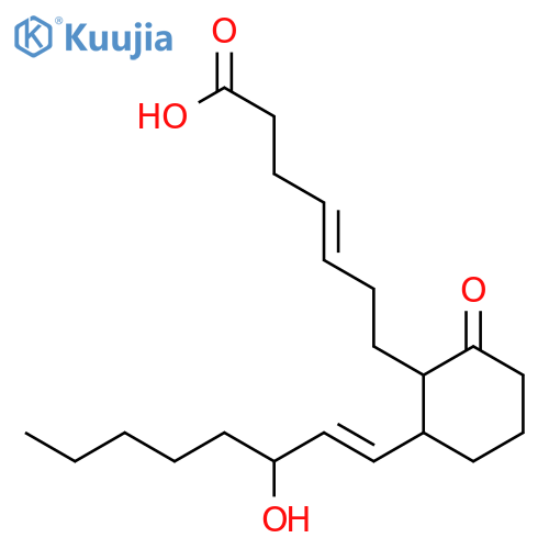 4-HEPTENOIC ACID, 7-[2-(3-HYDROXY-1-OCTENYL)-6-OXOCYCLOHEXYL]- structure