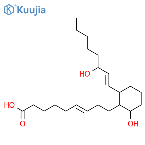6-Nonenoic acid, 9-[2-hydroxy-6-(3-hydroxy-1-octenyl)cyclohexyl]- structure