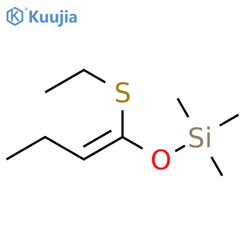 Silane, [[1-(ethylthio)-1-butenyl]oxy]trimethyl-, (Z)- structure