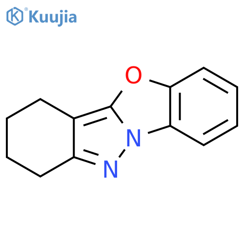 INDAZOLO[3,2-B]BENZOXAZOLE, 7,8,9,10-TETRAHYDRO- structure