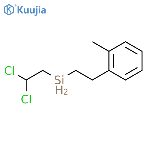Silane, dichloroethyl[2-(methylphenyl)ethyl]- structure