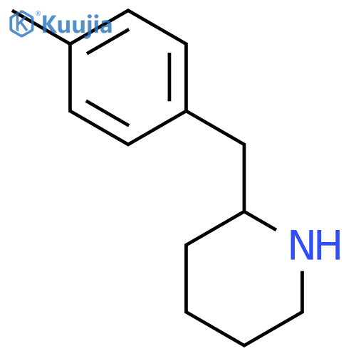 2-(4-METHYLBENZYL)PIPERIDINE structure