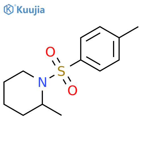 Piperidine, 2-methyl-1-[(4-methylphenyl)sulfonyl]- structure